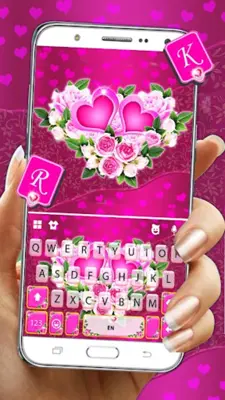 Pink Rose Flower Theme android App screenshot 4